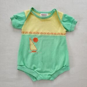 Vintage Healthtex Sailboat Romper 3 months